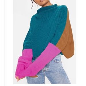 Oversized Block Sweater